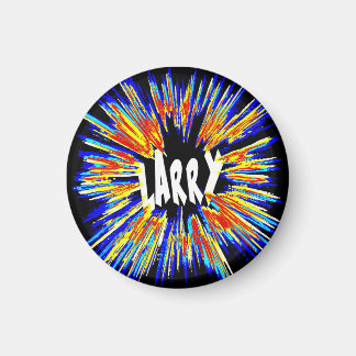 Larry Name Star Magnet