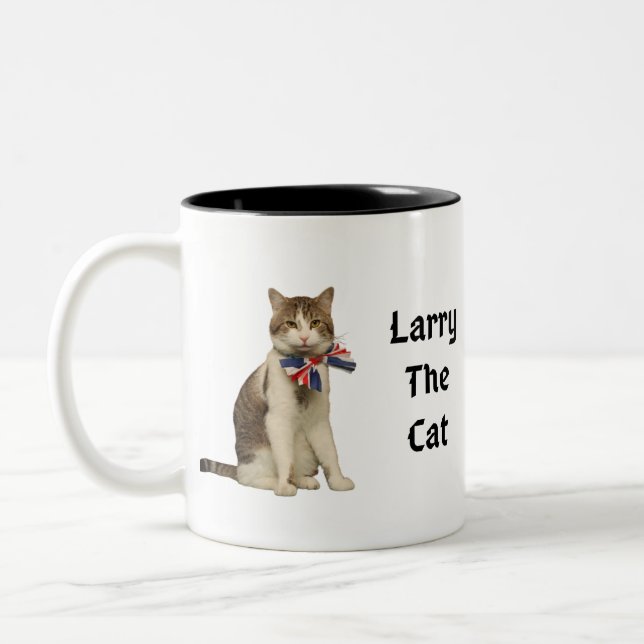 Larry The Cat (UK) Two-Tone Coffee Mug (Left)