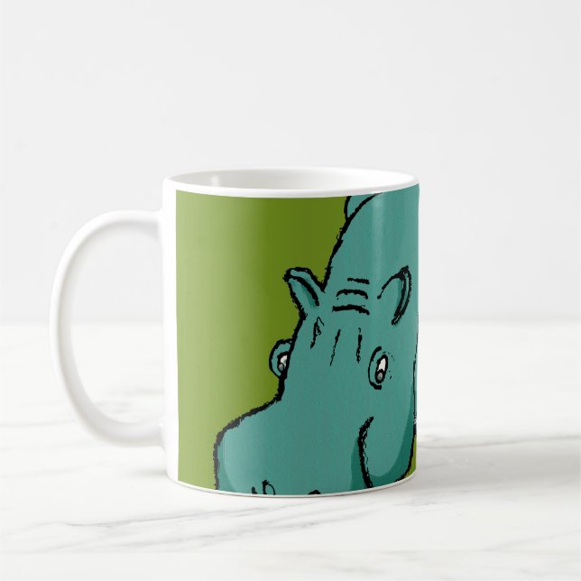 Larry the Hippo. Coffee Mug (Left)