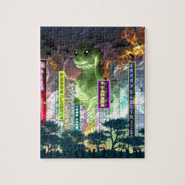 Larry the Lizard  Jigsaw Puzzle (Vertical)