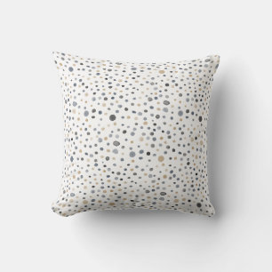 Lars Confetti Watercolor Dots Throw Pillow