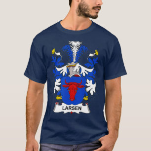 Larsen Coat of Arms Family Crest T-Shirt