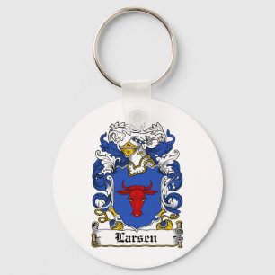 Larsen Family Crest Key Ring
