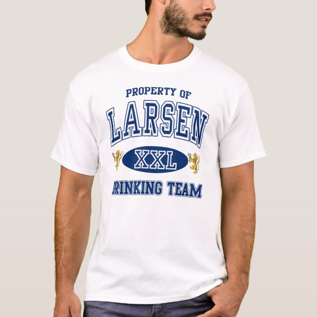 Larsen Norwegian Drinking Team T-Shirt (Front)
