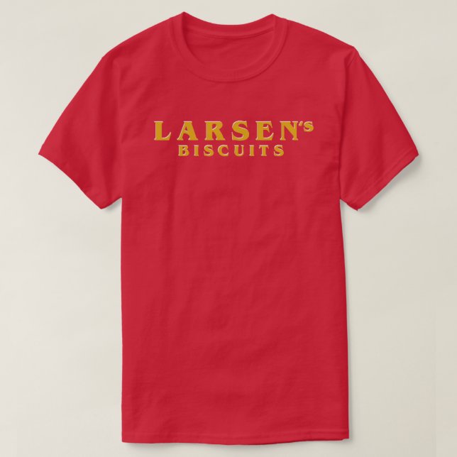 Larsens Biscuits T-Shirt (Design Front)