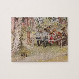 Larsson: Breakfast under the Big Birch Jigsaw Puzzle