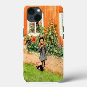 Larsson - Brita with a Cat and a Sandwich, iPhone 13 Case