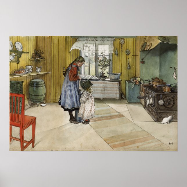 Larsson - The Kitchen (From A Home) Poster (Front)