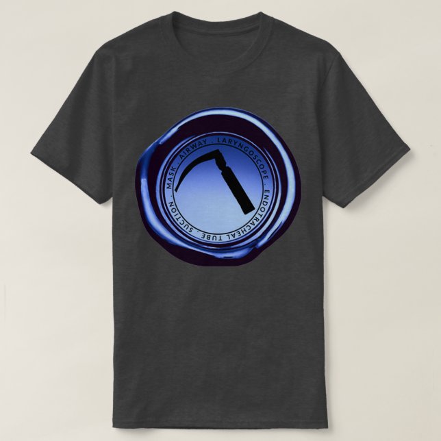 Laryngoscope Anesthetist T-Shirt (Design Front)
