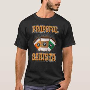 Laryngoscope & Intensive Care Anaesthesia  Barista T-Shirt