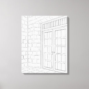 Las Casas Bataan Philippines Colouring Canvas Print