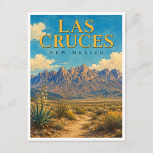 Las Cruces New Mexico Organ Mountains GeoSaga Postcard