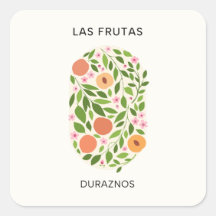 Las Frutas: Duraznos - Peach Market