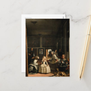 Las Meninas by Diego Velazquez Holiday Postcard