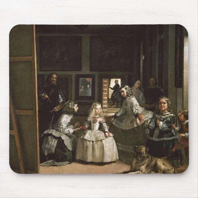 Las Meninas by Diego Velazquez Mouse Pad (Front)