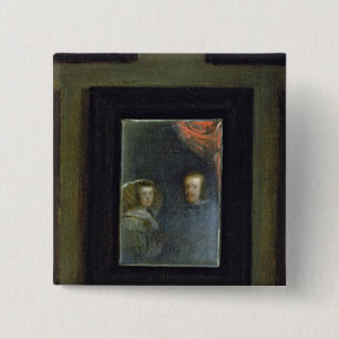 Las Meninas or The Family of Philip IV, c.1656 15 Cm Square Badge