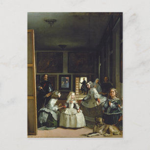 Las Meninas or The Family of Philip IV, c.1656 2 Postcard