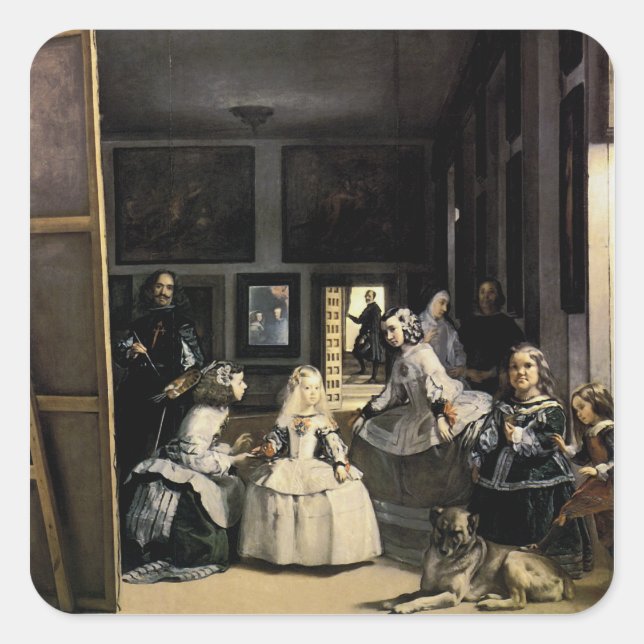 Las Meninas Square Sticker (Front)