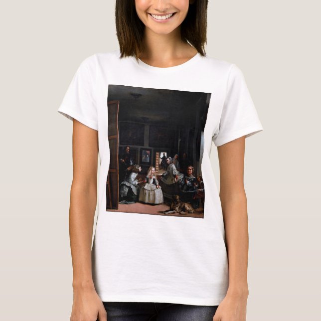 Las Meninas, The Maids of Honour, Diego Velazquez T-Shirt (Front)