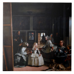 Las Meninas, The Maids of Honour, Diego Velazquez Tile