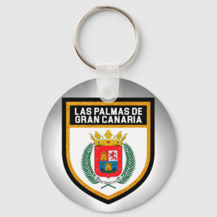 Las Palmas de Gran Canaria Flag Key Ring