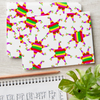 Las Posadas Piñata Star Festive Mexican Christmas Envelope