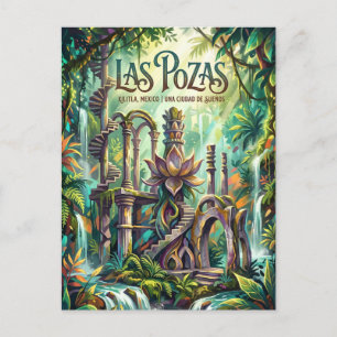 Las Pozas, Xilitla Mexico Postcard