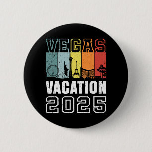 Las Vegas 2025  6 Cm Round Badge