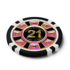 Las Vegas 21st Birthday Casino | pink black gold