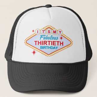 Las Vegas 30th Birthday Trucker Hat