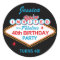 Las Vegas 40th Birthday Party Stickers