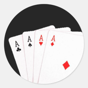 Las Vegas 4 Ace's Sticker