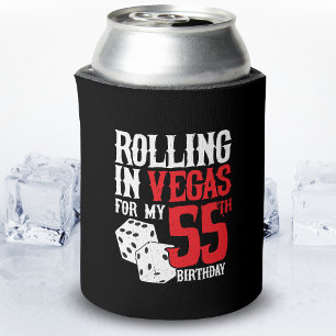 Las Vegas 55th Birthday Party - Rolling in Vegas Can Cooler