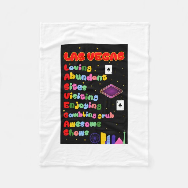 Las Vegas Acronym Blanket (Front)