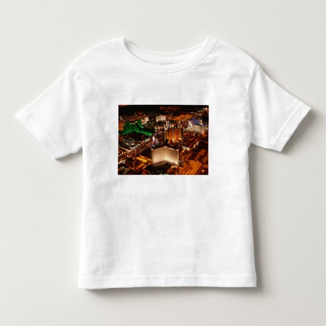 Las Vegas aerial view from a blimp Toddler T-Shirt (Front)