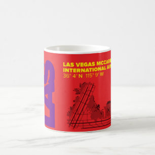 Las Vegas Airport (LAS) Diagram Mug