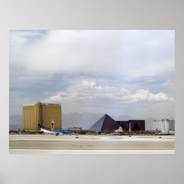 Las Vegas Airport Runway Poster Print (Front)
