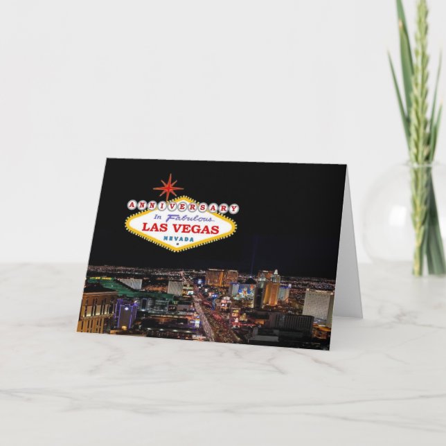 Las Vegas Anniversary Card (Front)