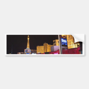 Las Vegas at night Bumper Sticker