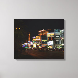 Las Vegas at night Canvas Print