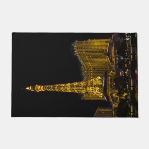 Las Vegas at night  Skyline   Doormat