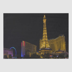 Las Vegas at night Skyline Tissue Paper