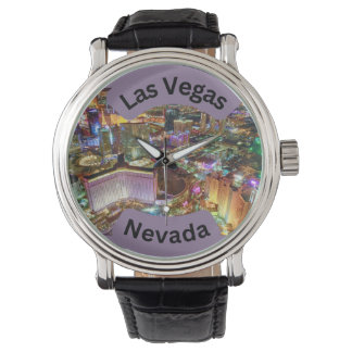 Las Vegas at night with neon lights Nevada Watch