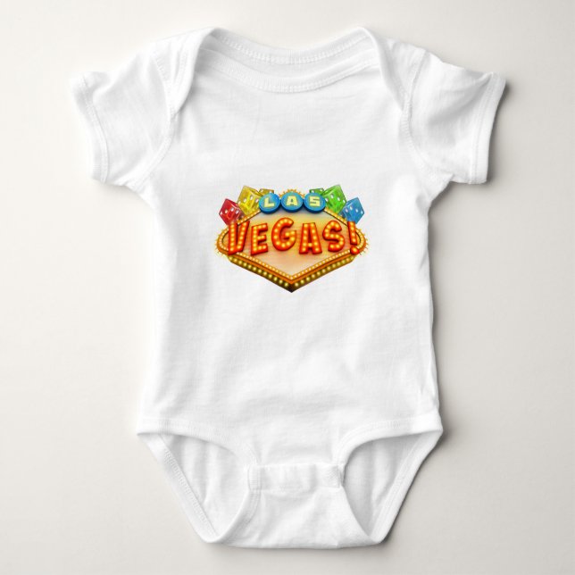 las vegas baby bodysuit (Front)