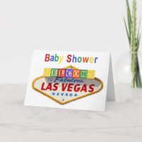 Las Vegas Baby Shower Invitations