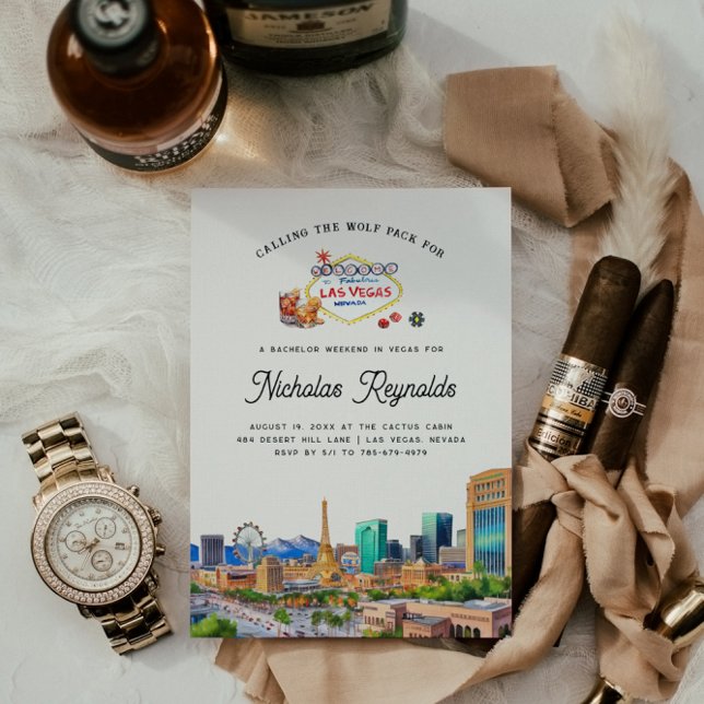 Las Vegas | Bachelor Party Invitation (Creator Uploaded)