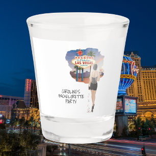 Las Vegas Bachelorette / Bride-to-Be Casino Favour Shot Glass