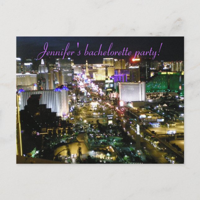 Las Vegas  Bachelorette Invitations (Front)