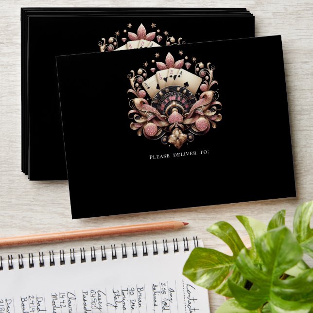 Las Vegas Bachelorette Luxury  Envelope (Stacked)