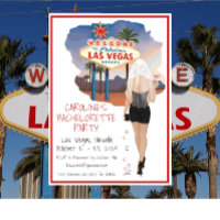 Las Vegas Bachelorette Party Blonde Bride